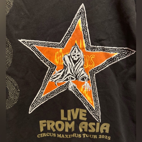 New Travis Scott Cactus Jack Circus Maximus Asia Tour Exclusive T Shirt Size XL - Picture 2 of 12